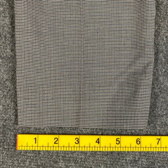 Scotch‎ & Soda Flat Front Dress Pants Mens 33/32 Gray Slim Fit Houndstooth Chino - Picture 8 of 10